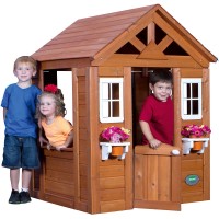 Casuta de joaca copii Timberlake Playhouse din lemn de cedru Backyard Discovery Casuta de joaca copii Timberlake Playhouse din lemn de cedru Backyard Discovery